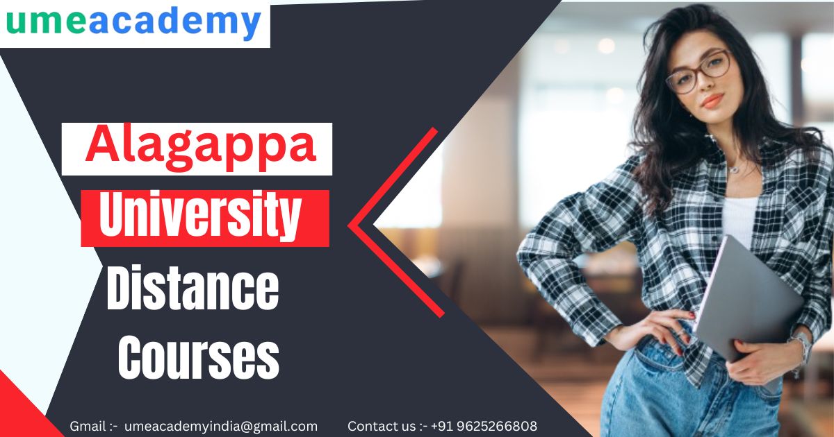 Alagappa University Distance Courses